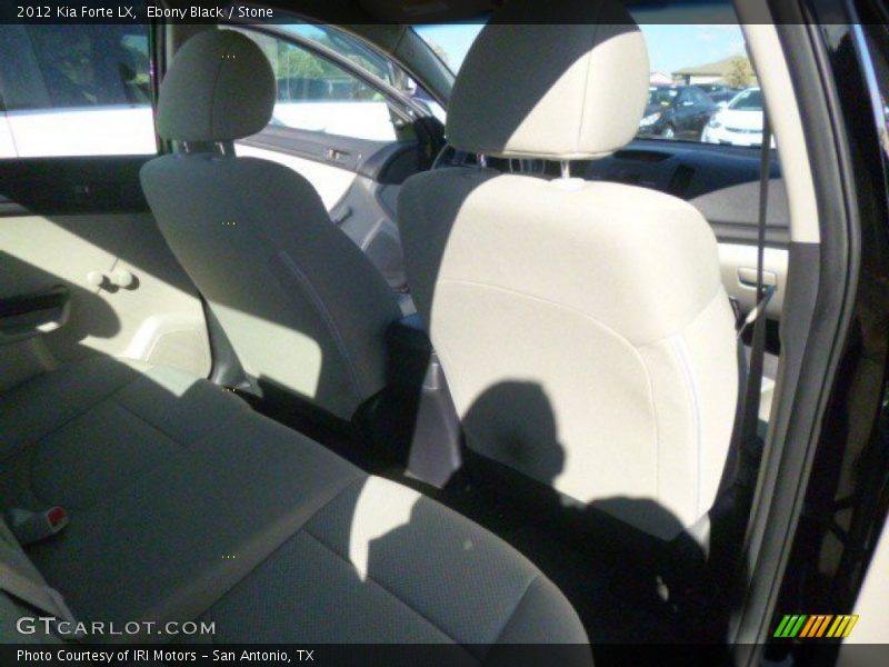 Ebony Black / Stone 2012 Kia Forte LX