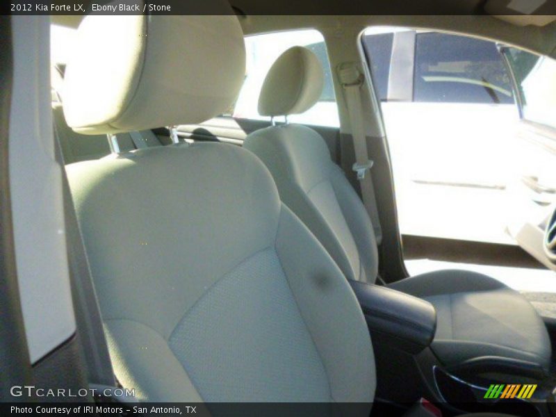 Ebony Black / Stone 2012 Kia Forte LX