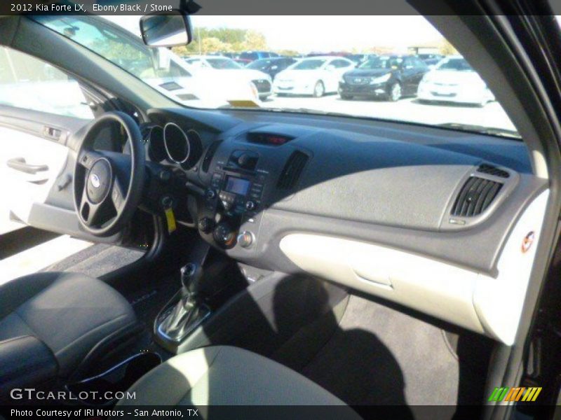 Ebony Black / Stone 2012 Kia Forte LX