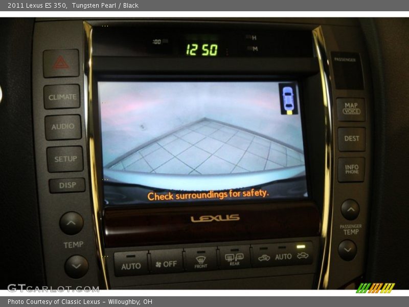 Tungsten Pearl / Black 2011 Lexus ES 350