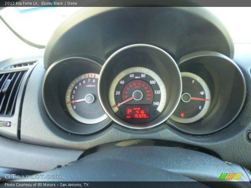Ebony Black / Stone 2012 Kia Forte LX