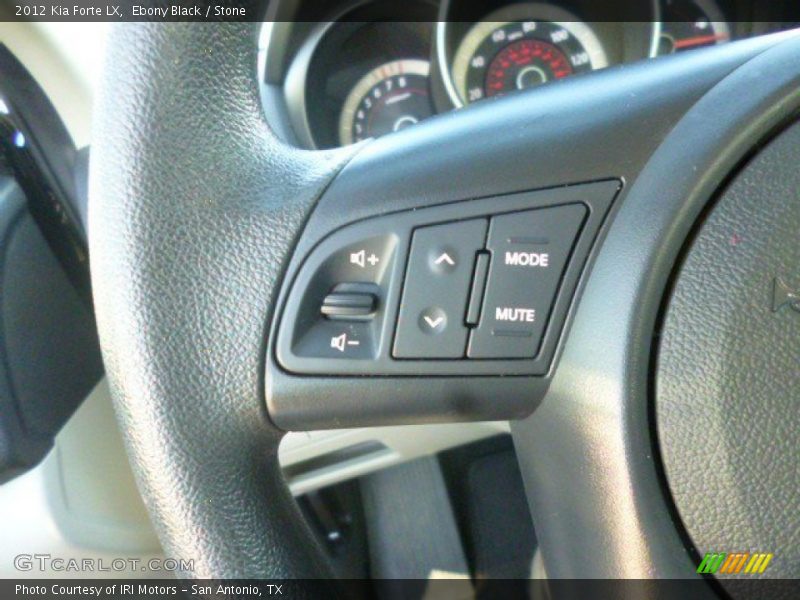 Ebony Black / Stone 2012 Kia Forte LX