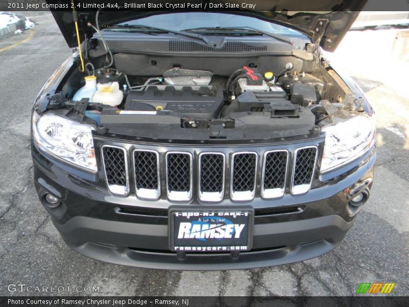 Brilliant Black Crystal Pearl / Dark Slate Gray 2011 Jeep Compass 2.4 Limited 4x4