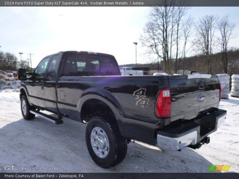 Kodiak Brown Metallic / Adobe 2014 Ford F350 Super Duty XLT SuperCab 4x4