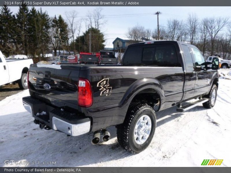  2014 F350 Super Duty XLT SuperCab 4x4 Kodiak Brown Metallic