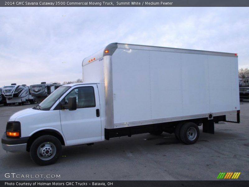  2014 Savana Cutaway 3500 Commercial Moving Truck Summit White