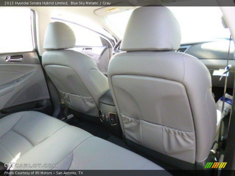 Blue Sky Metallic / Gray 2013 Hyundai Sonata Hybrid Limited
