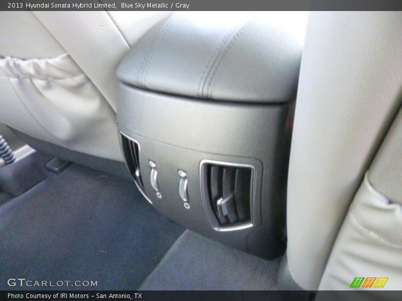 Blue Sky Metallic / Gray 2013 Hyundai Sonata Hybrid Limited