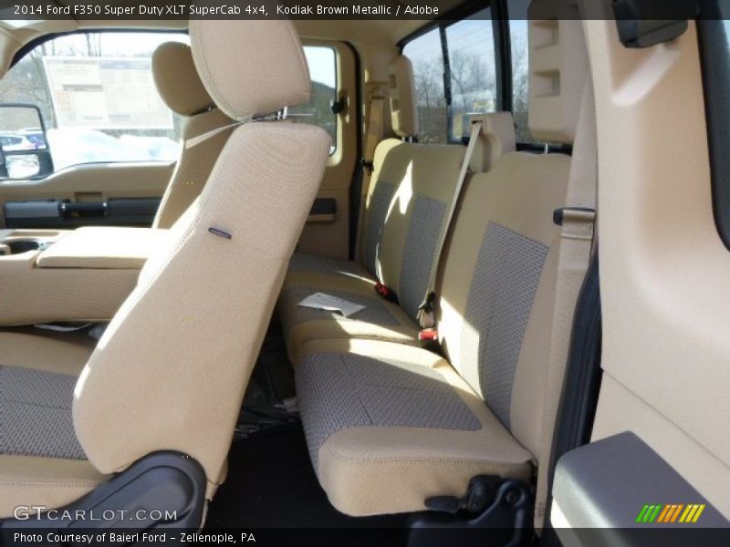 Rear Seat of 2014 F350 Super Duty XLT SuperCab 4x4