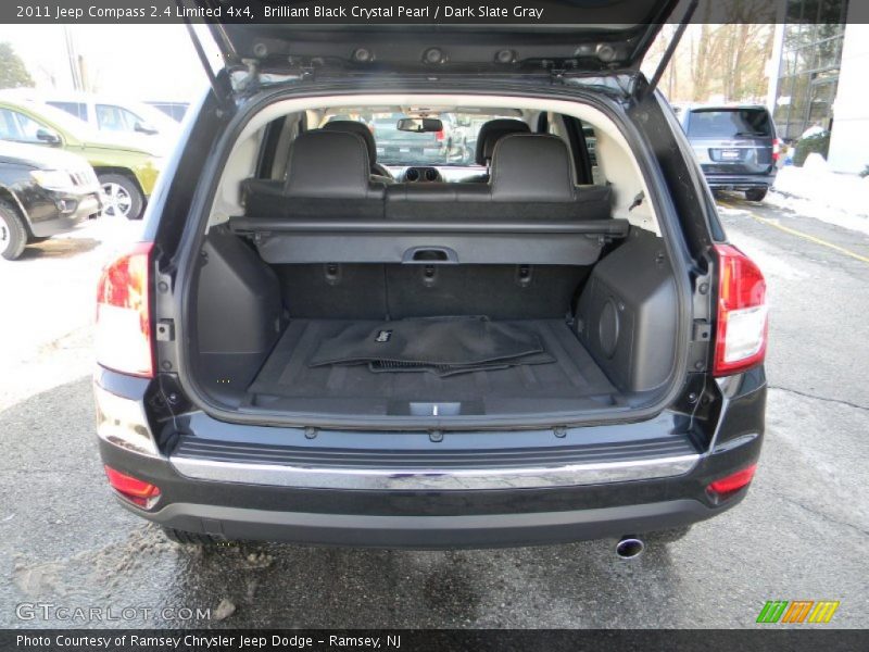 Brilliant Black Crystal Pearl / Dark Slate Gray 2011 Jeep Compass 2.4 Limited 4x4