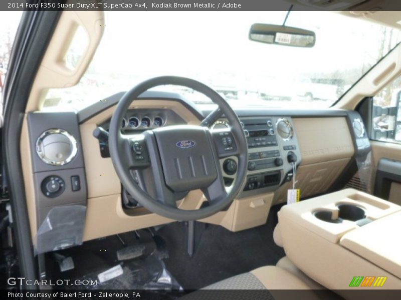 Adobe Interior - 2014 F350 Super Duty XLT SuperCab 4x4 