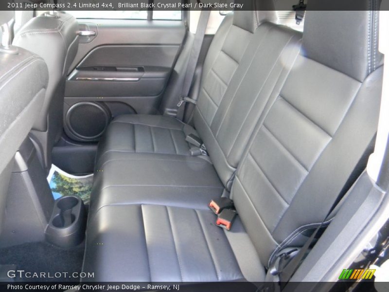 Brilliant Black Crystal Pearl / Dark Slate Gray 2011 Jeep Compass 2.4 Limited 4x4