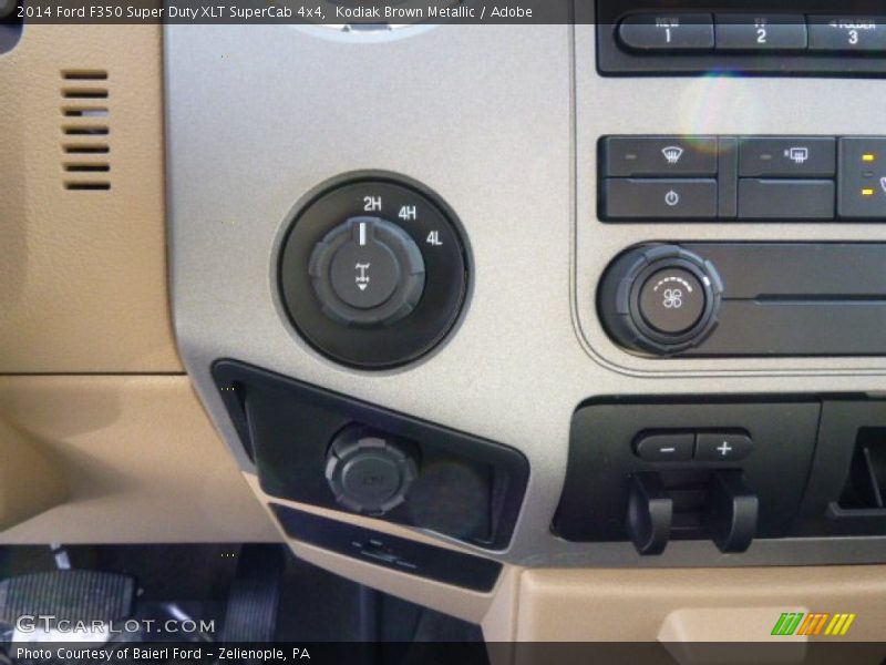 Kodiak Brown Metallic / Adobe 2014 Ford F350 Super Duty XLT SuperCab 4x4