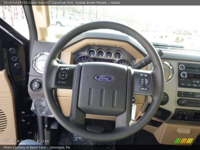  2014 F350 Super Duty XLT SuperCab 4x4 Steering Wheel