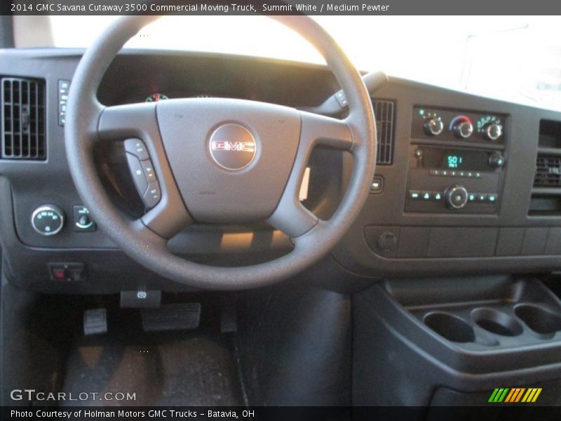Summit White / Medium Pewter 2014 GMC Savana Cutaway 3500 Commercial Moving Truck
