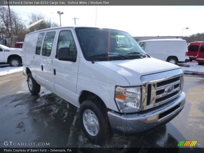 Oxford White / Medium Flint 2014 Ford E-Series Van E250 Cargo Van