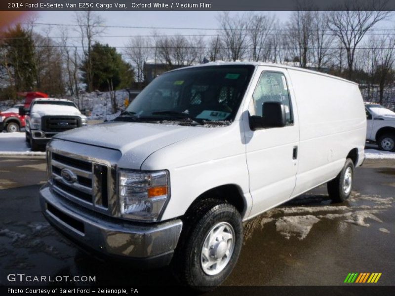 Oxford White / Medium Flint 2014 Ford E-Series Van E250 Cargo Van