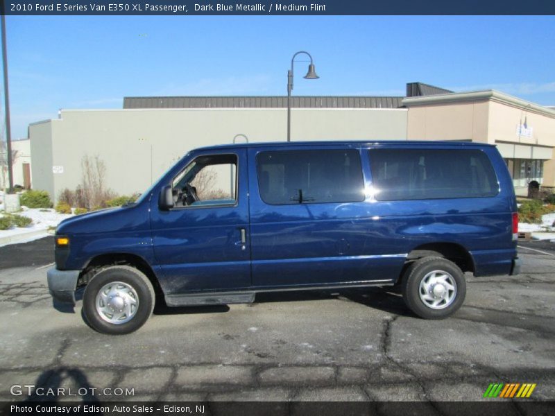  2010 E Series Van E350 XL Passenger Dark Blue Metallic
