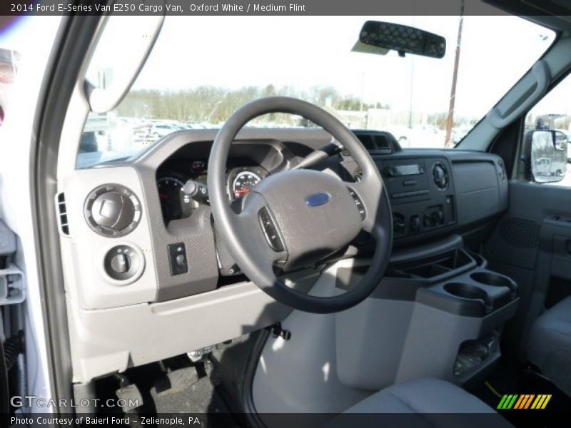 Oxford White / Medium Flint 2014 Ford E-Series Van E250 Cargo Van