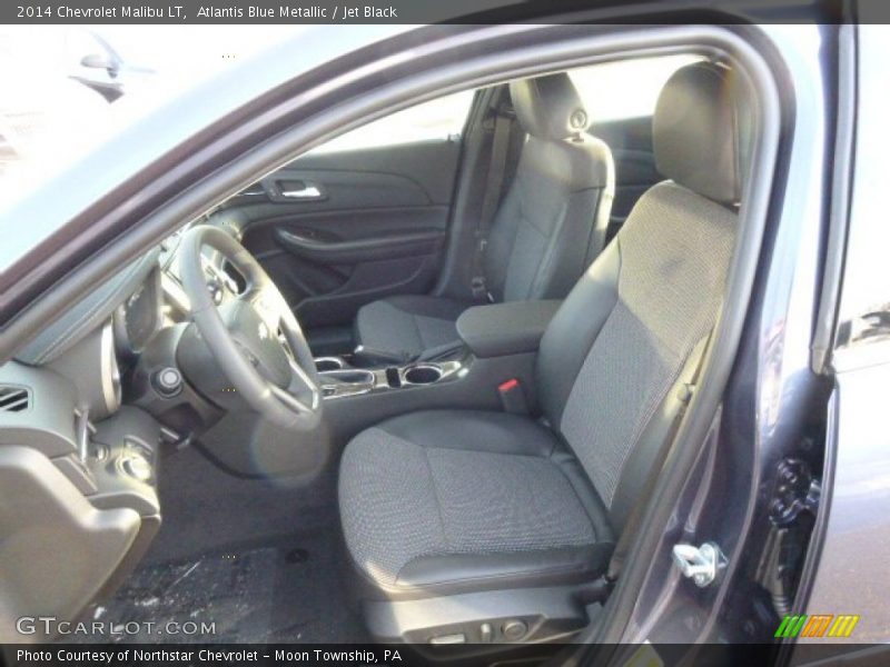 Atlantis Blue Metallic / Jet Black 2014 Chevrolet Malibu LT