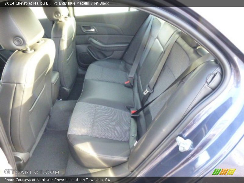 Atlantis Blue Metallic / Jet Black 2014 Chevrolet Malibu LT
