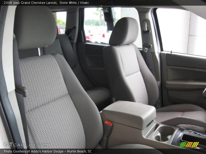 Stone White / Khaki 2008 Jeep Grand Cherokee Laredo