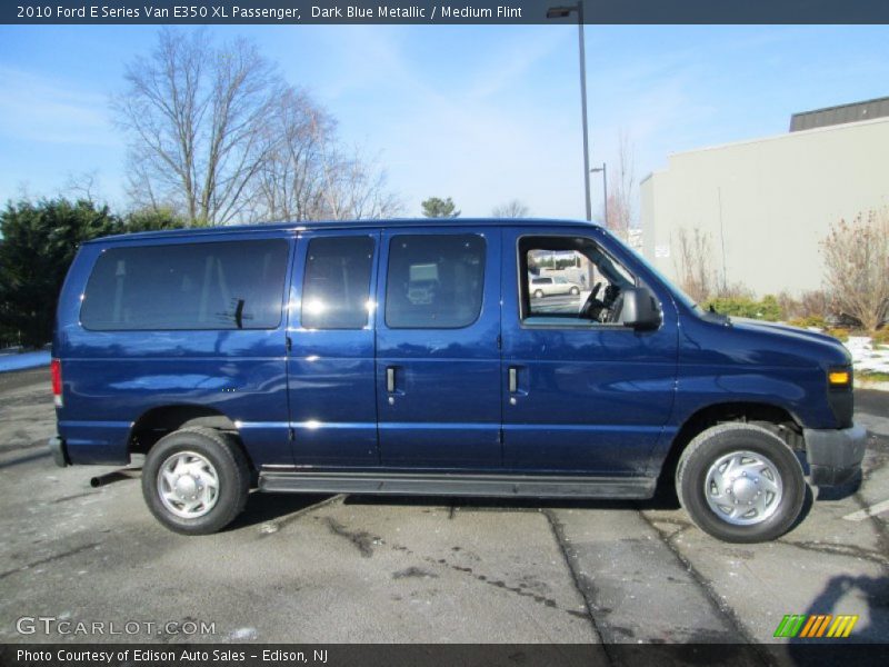 Dark Blue Metallic / Medium Flint 2010 Ford E Series Van E350 XL Passenger