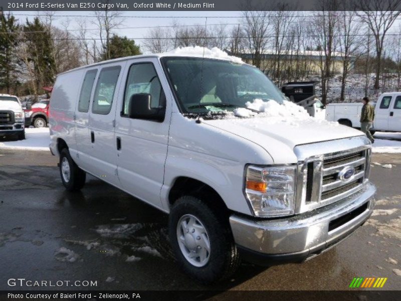 Oxford White / Medium Flint 2014 Ford E-Series Van E250 Cargo Van