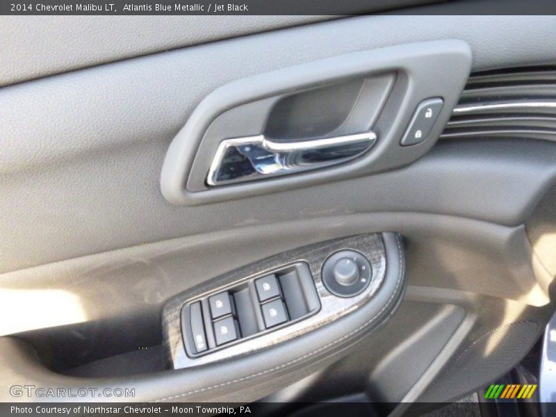 Atlantis Blue Metallic / Jet Black 2014 Chevrolet Malibu LT