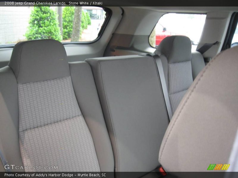 Stone White / Khaki 2008 Jeep Grand Cherokee Laredo
