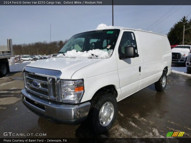 Oxford White / Medium Flint 2014 Ford E-Series Van E250 Cargo Van