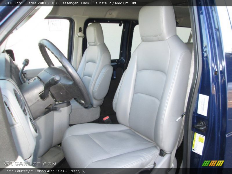 Dark Blue Metallic / Medium Flint 2010 Ford E Series Van E350 XL Passenger