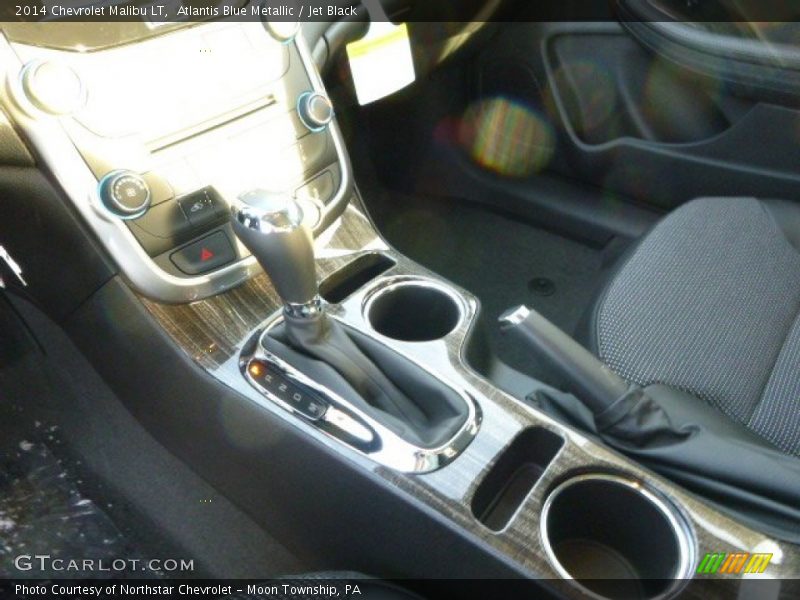 Atlantis Blue Metallic / Jet Black 2014 Chevrolet Malibu LT