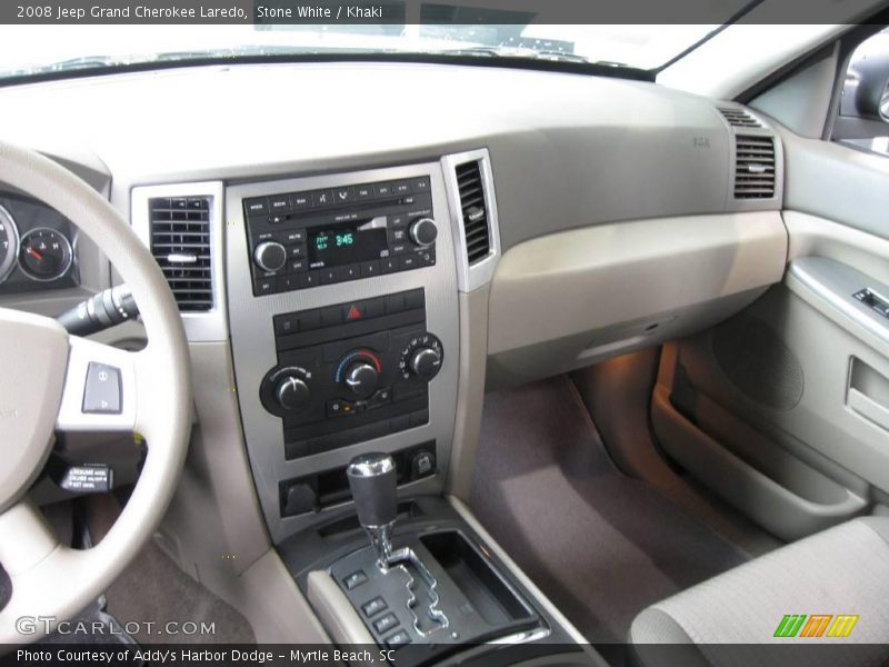 Stone White / Khaki 2008 Jeep Grand Cherokee Laredo