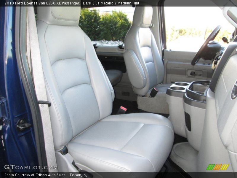 Dark Blue Metallic / Medium Flint 2010 Ford E Series Van E350 XL Passenger