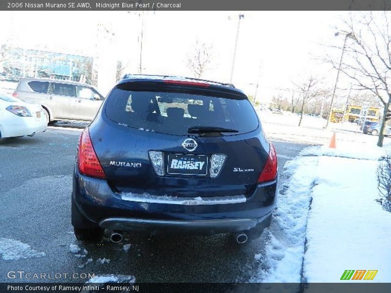 Midnight Blue Pearl / Charcoal 2006 Nissan Murano SE AWD