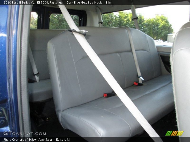 Dark Blue Metallic / Medium Flint 2010 Ford E Series Van E350 XL Passenger