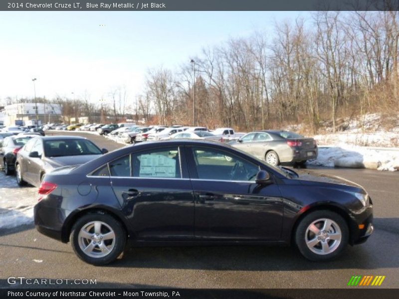 Blue Ray Metallic / Jet Black 2014 Chevrolet Cruze LT
