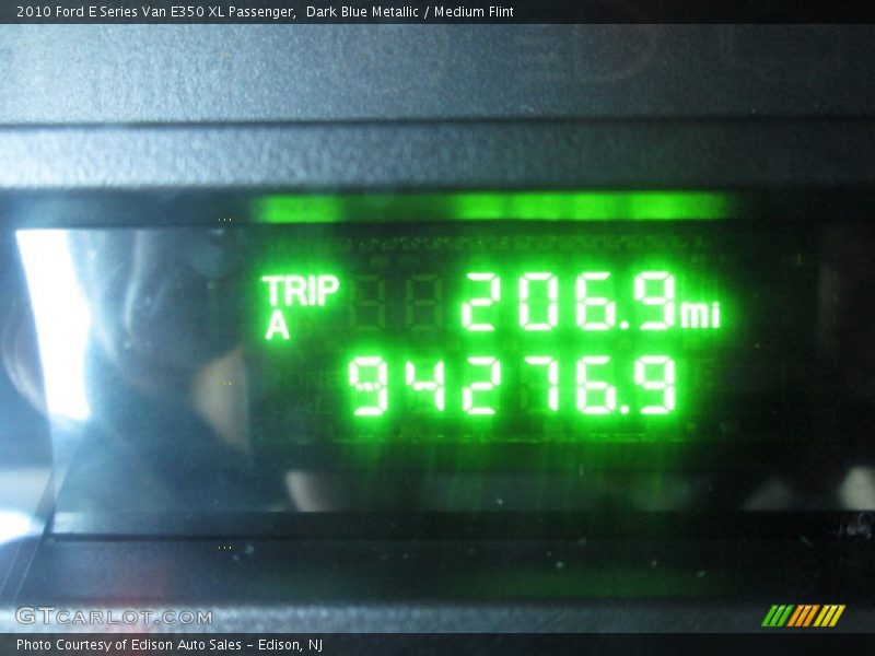 Dark Blue Metallic / Medium Flint 2010 Ford E Series Van E350 XL Passenger