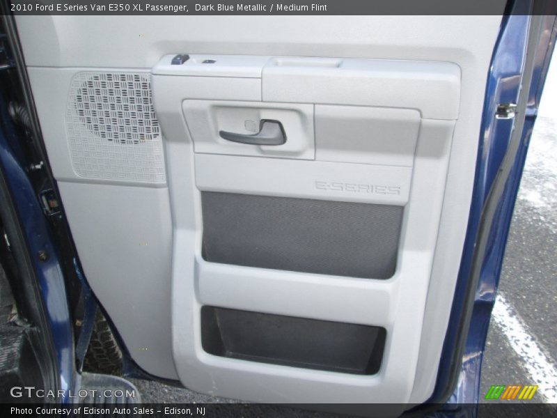 Dark Blue Metallic / Medium Flint 2010 Ford E Series Van E350 XL Passenger