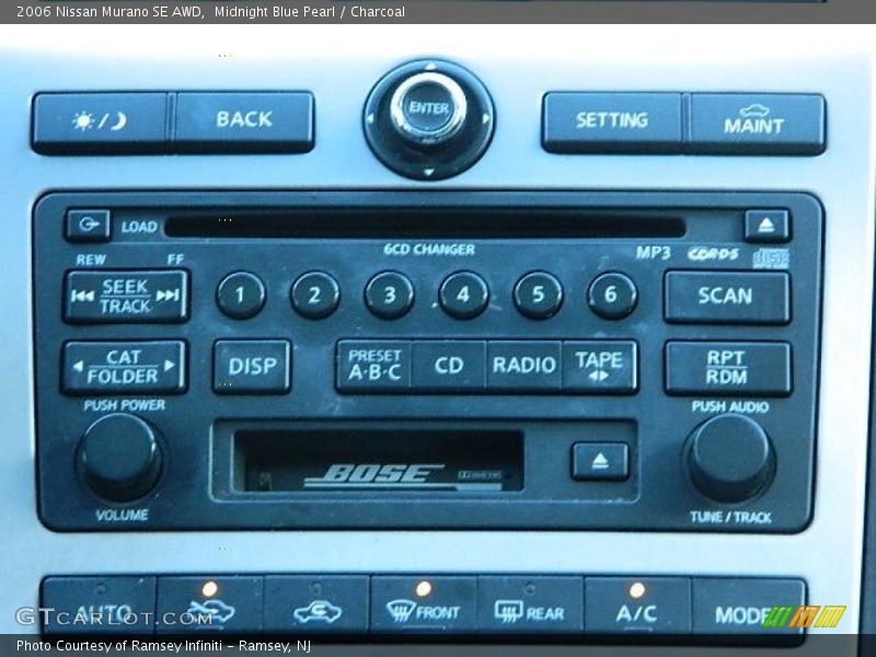 Midnight Blue Pearl / Charcoal 2006 Nissan Murano SE AWD