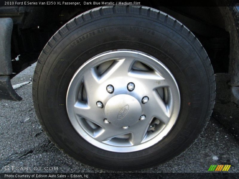 Dark Blue Metallic / Medium Flint 2010 Ford E Series Van E350 XL Passenger