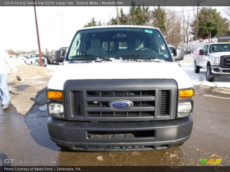 Oxford White / Medium Flint 2014 Ford E-Series Van E250 Cargo Van