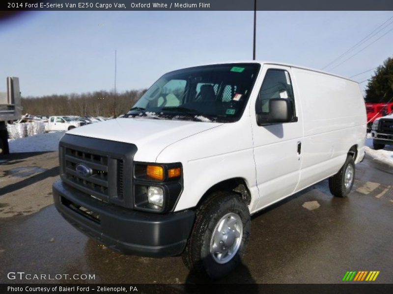 Oxford White / Medium Flint 2014 Ford E-Series Van E250 Cargo Van