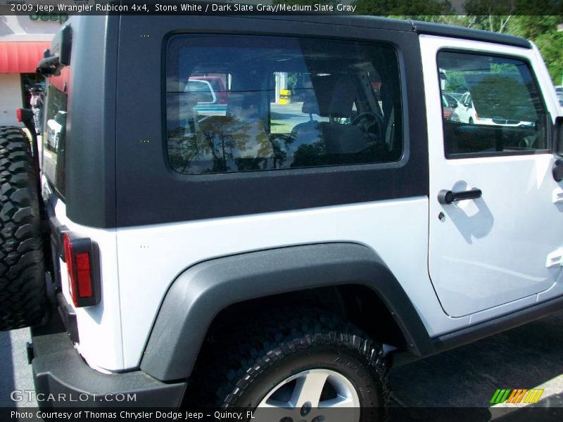 Stone White / Dark Slate Gray/Medium Slate Gray 2009 Jeep Wrangler Rubicon 4x4