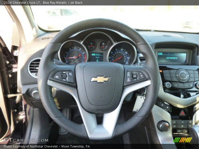 Blue Ray Metallic / Jet Black 2014 Chevrolet Cruze LT