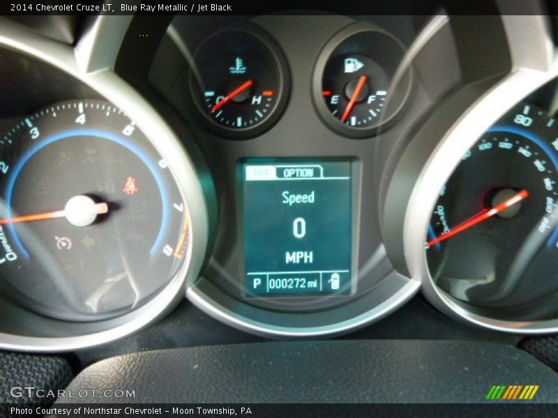Blue Ray Metallic / Jet Black 2014 Chevrolet Cruze LT