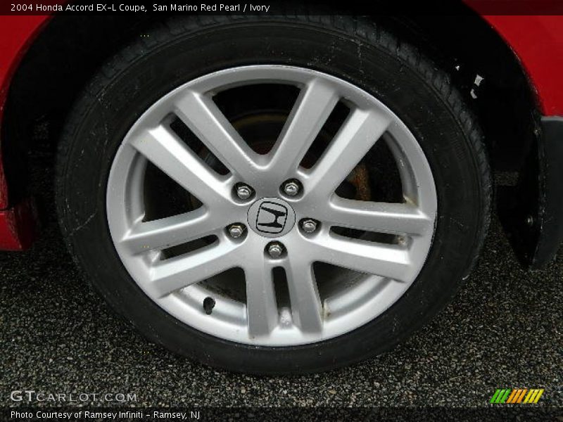 San Marino Red Pearl / Ivory 2004 Honda Accord EX-L Coupe