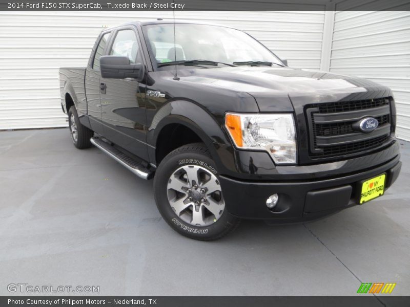 Tuxedo Black / Steel Grey 2014 Ford F150 STX SuperCab