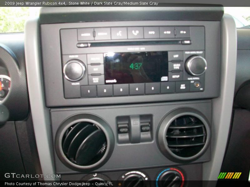 Stone White / Dark Slate Gray/Medium Slate Gray 2009 Jeep Wrangler Rubicon 4x4